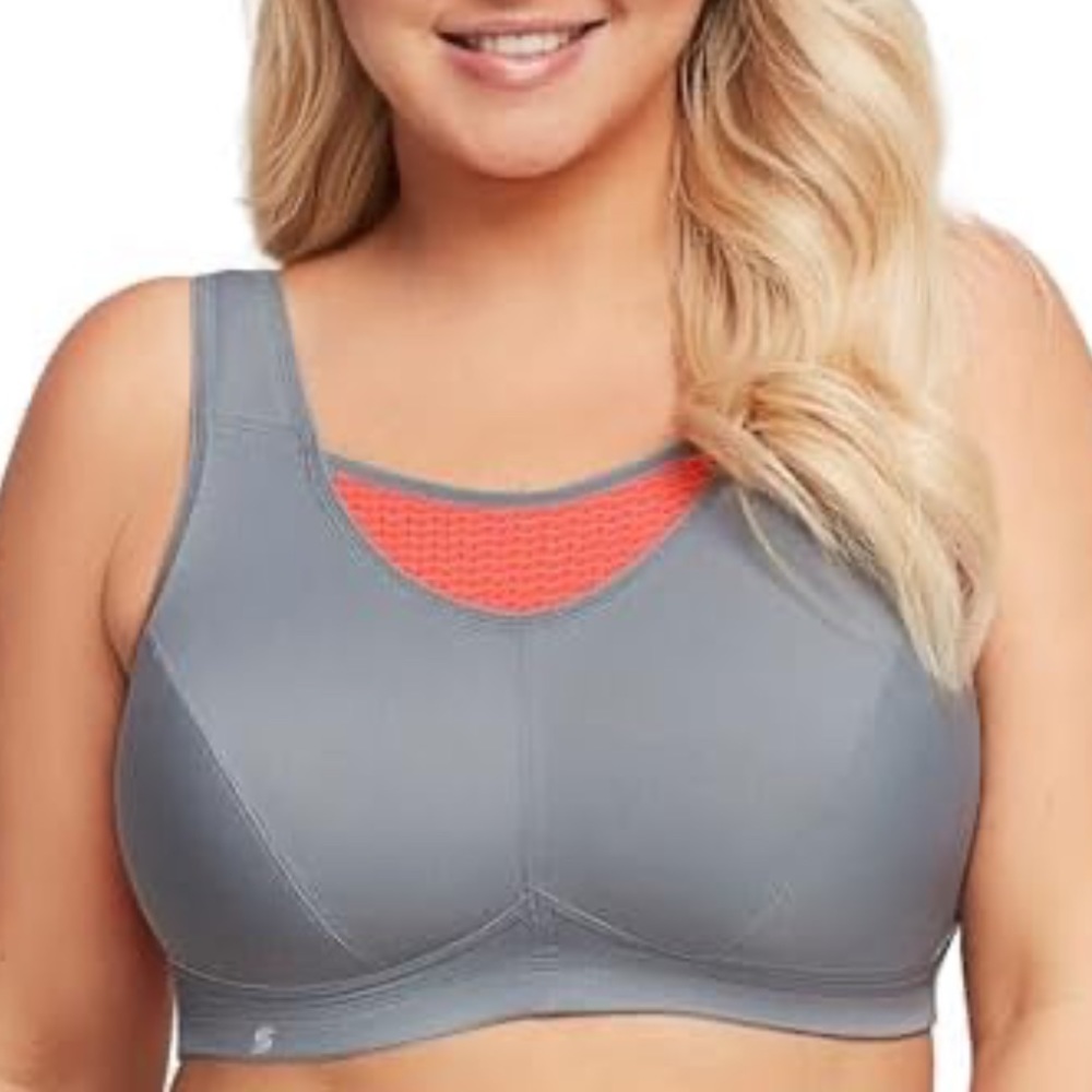 GLAMORISE SPORT No-bounce Camisole Sports Bra Wirefree #1067 Sports Bra 42C NWT